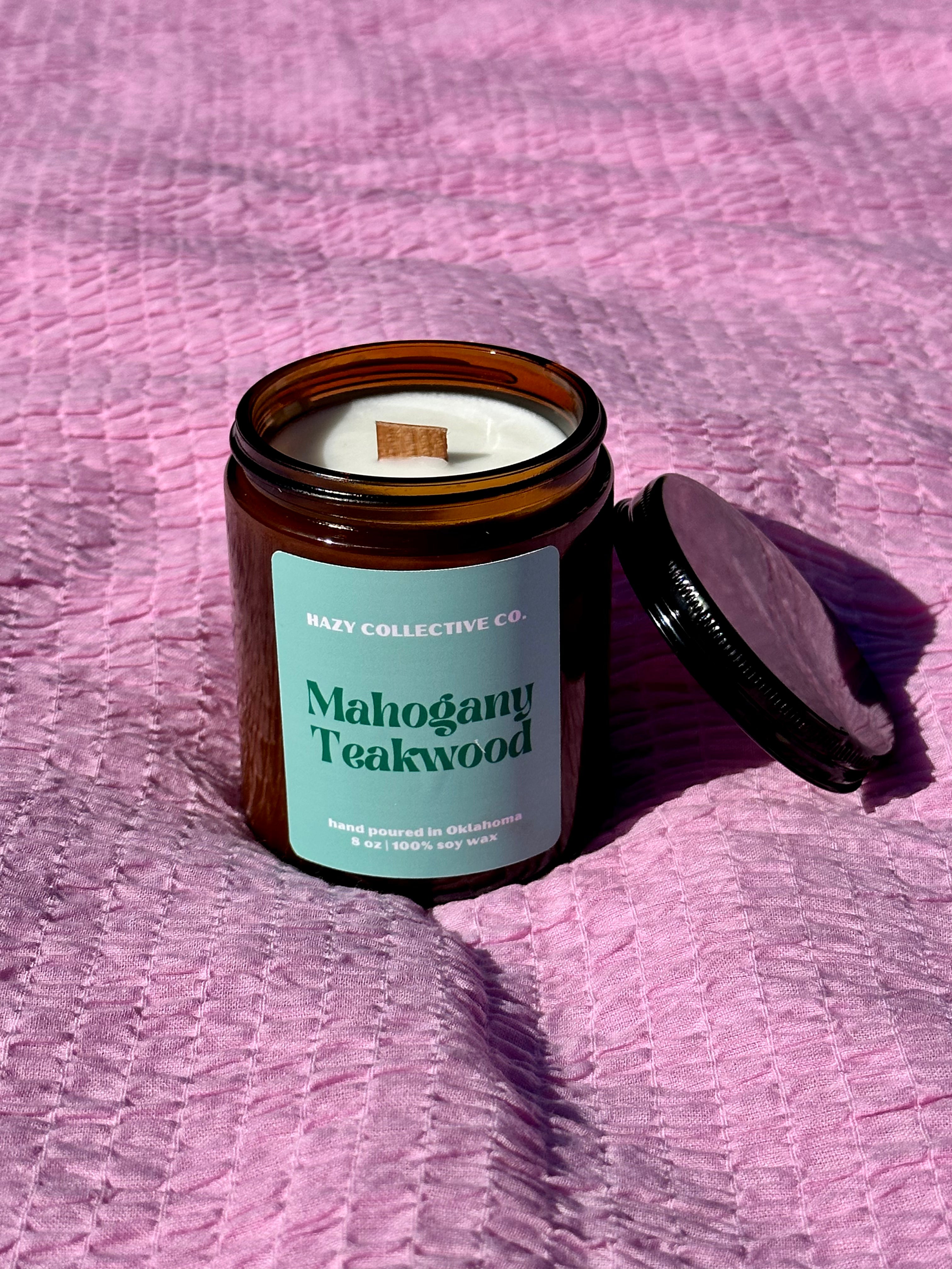 Mahogany Teakwood Soy Wax Melt – Dazzling Candles